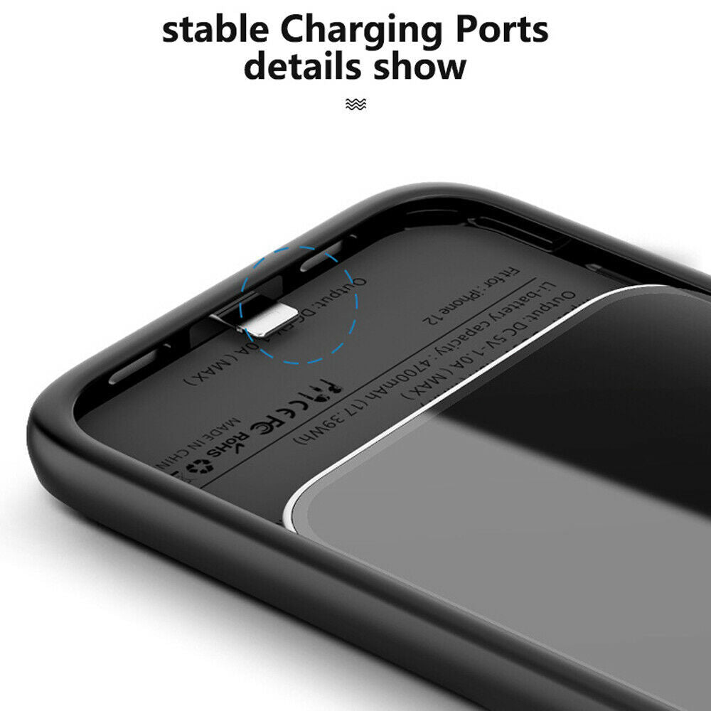 6800Mah Battery Charger Case Power Bank Cover for Iphone 11 12 13 14 15 16 XR XS